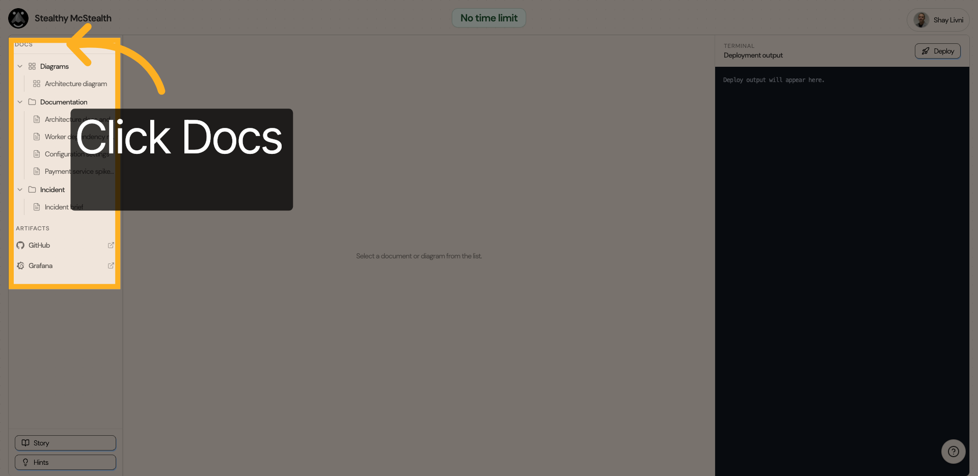The Documentation Panel