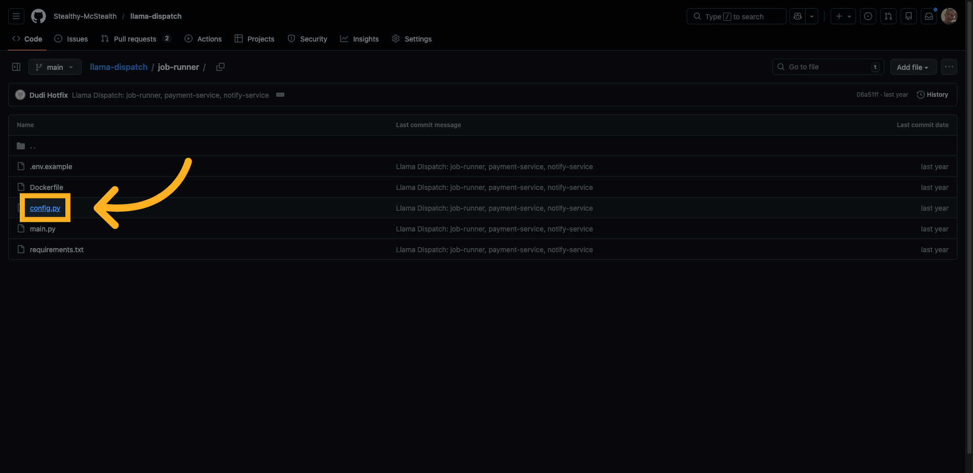 Select Config File