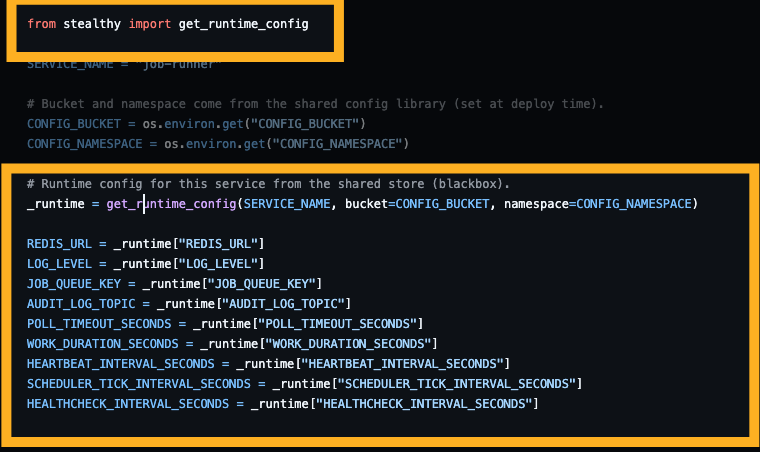 Identify Configuration Source