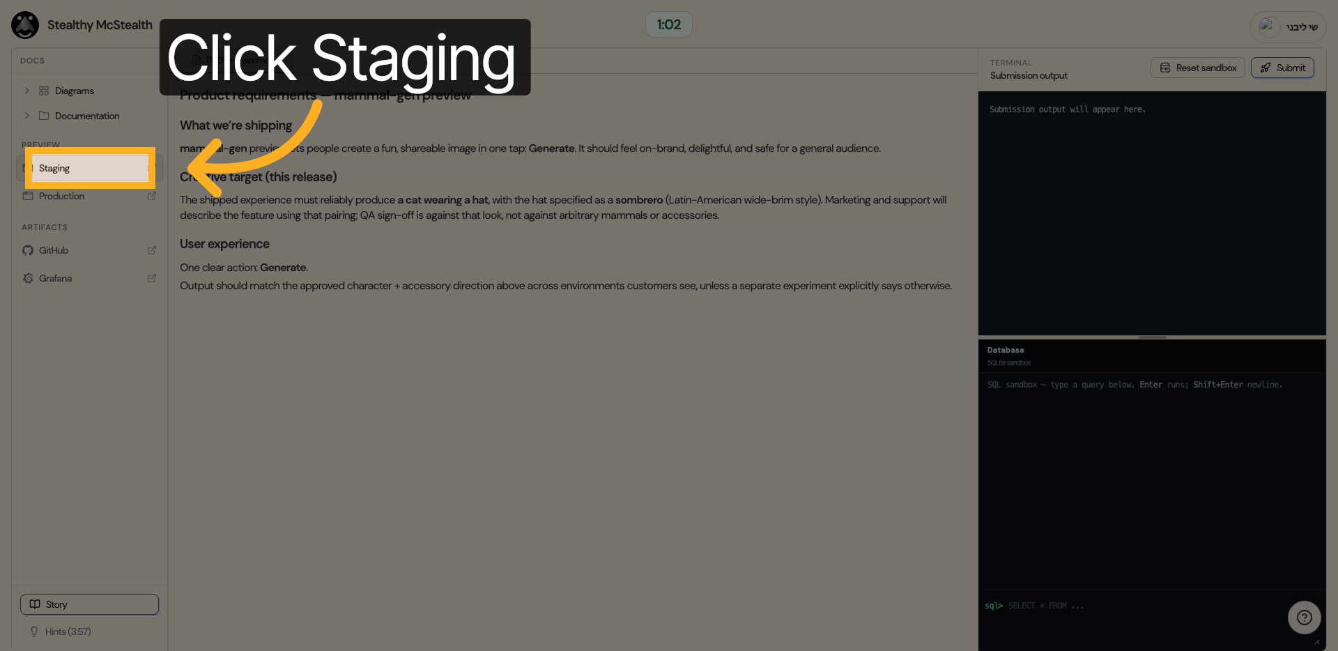 Staging Environment